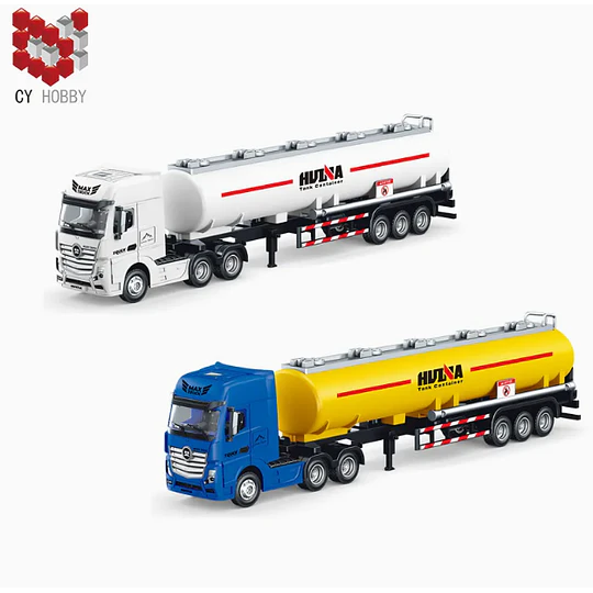 Huina 1733: Camión Cisterna de Combustible (Oil Tanker Truck) Die-Cast - Escala 1:50