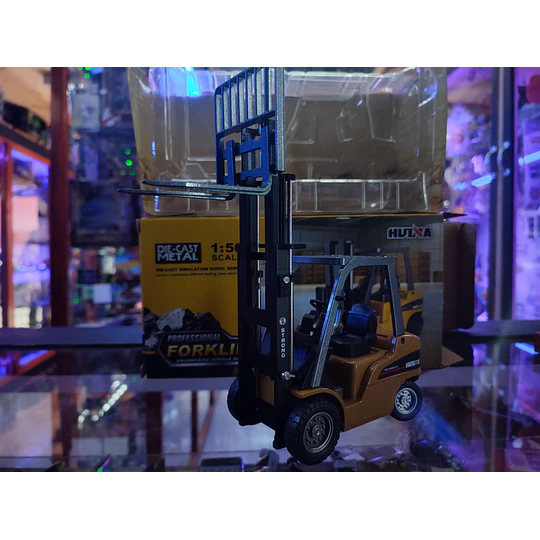 Grúa Horquilla Huina 1:50 | Full Metal | Modelo Detallado