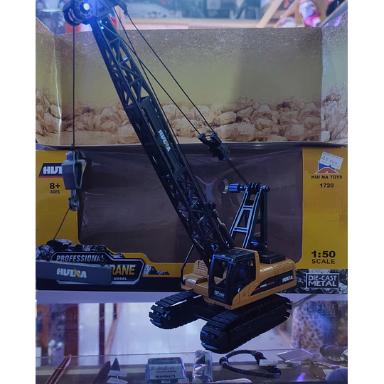 Grúa sobre Orugas Huina 1:50 | Full Metal | Modelo de Colección