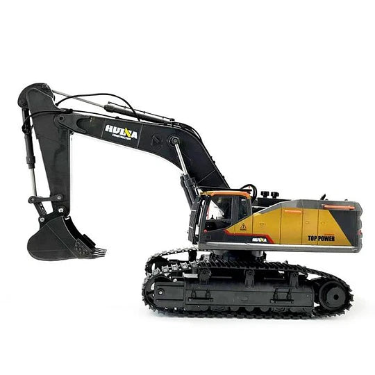 Huina 1721: Excavadora sobre Orugas Metálica - Escala 1:50 Die-Cast