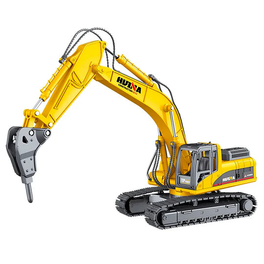 Huina 1711: Excavadora Perforadora / Martillo Rompe-rocas Metálica