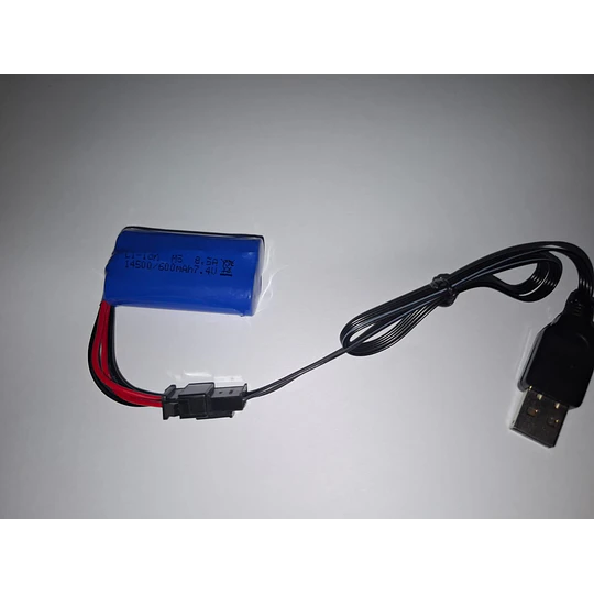 BATERIA 7.4VOLT, 600MAH