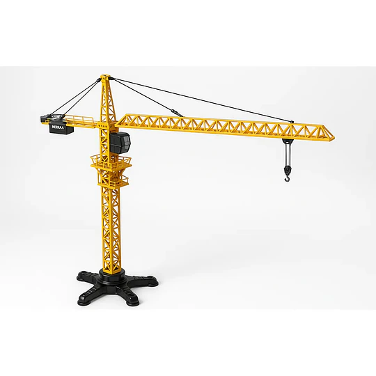 Grúa Torre/Pluma Metálica Estática - Escala 1:50 Die-Cast
