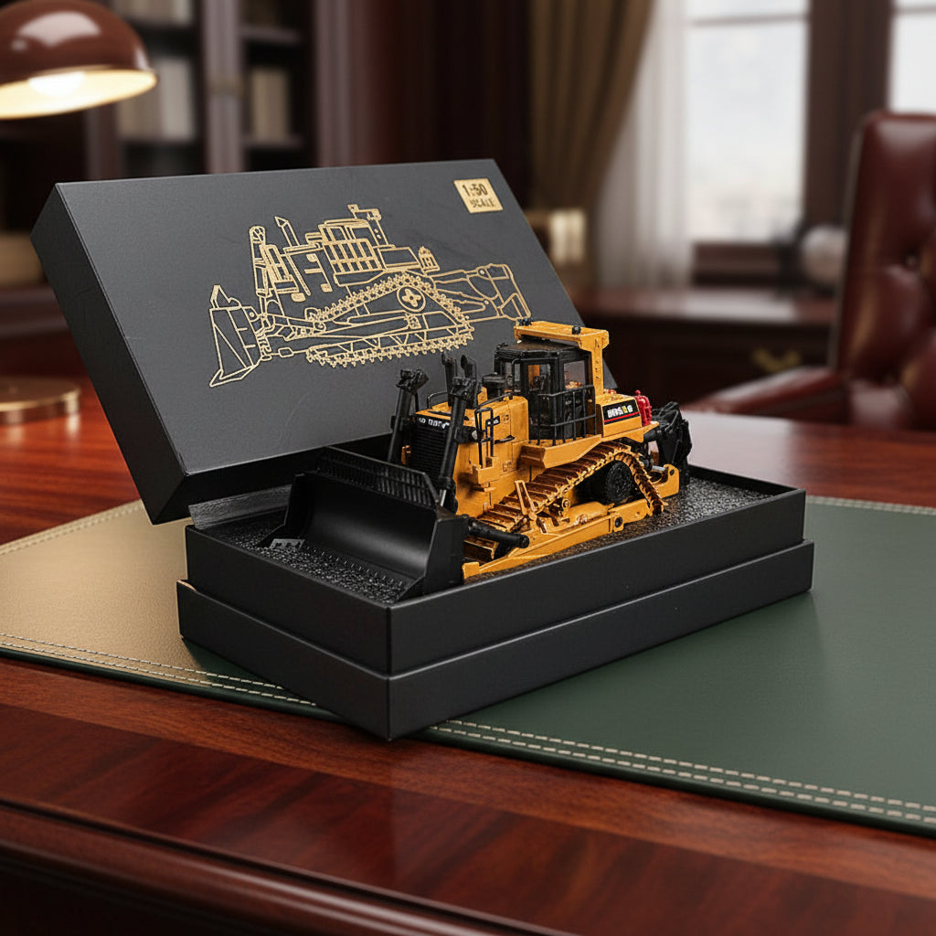Bulldozer full metal, a escala 1:50, HUINA 1700