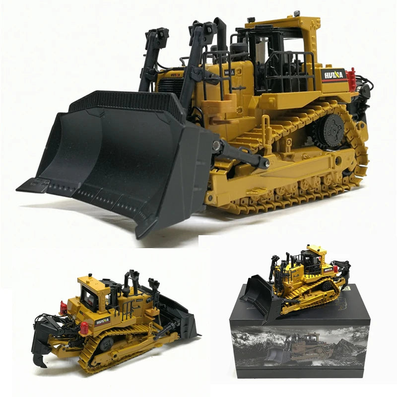 Bulldozer full metal, a escala 1:50, HUINA 1700